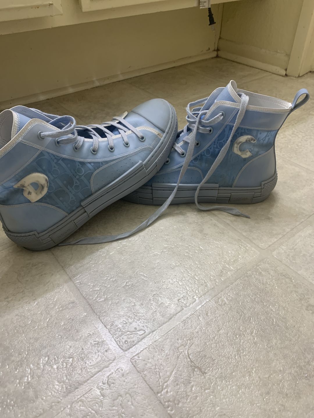 Bulut T. Daniel Arsham x Dior B23 High Dior Oblique - Blue