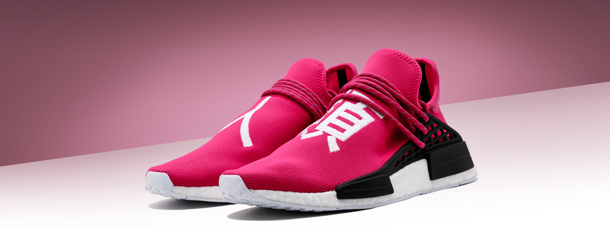 Buy Womens Human Race Adidas    HU Shock Pink / PW shoes online