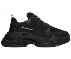 Men's black BALENCIAGA TRIPLE S Trainers - New Sale