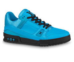 Louis Vuitton Trainer Sneaker - Blue Calf Leather for Men Buy Outlet Sale