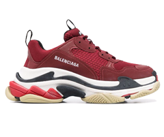 Men's Balenciaga Triple S - Apple Red/Multicolour - Original