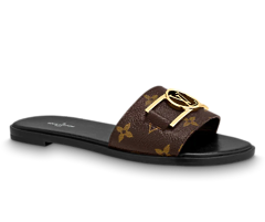 Women's Louis Vuitton Lock it Flat Mule in Outlet