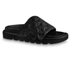 Women's Sale: Louis Vuitton Pool Pillow Flat Comfort Mule Black