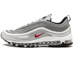 Nike Air Max 97 OG QS 2017 Silver Bullet METALLIC SILVER/VARSITY RED 884421 001 - Men's Shoes - Buy Outlet