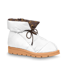 Buy Women's Louis Vuitton Pillow Comfort Boot White - Original