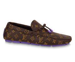 Buy the LV Driver Mocassin Monogram Grained for Men - Outlet