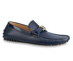 Louis Vuitton Hockenheim Moccasin Navy Blue, Outlet