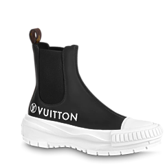 Buy original new LV Squad Sneaker Boot for women.