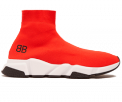 Men's Balenciaga Speed Runner Mid / Red Original Sneakers