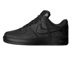 Shop the Louis Vuitton X Air Force 1 Low Black for Men - Now Available at Outlets for Sale!