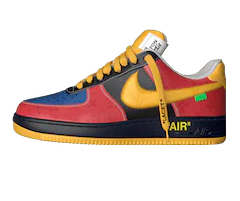Buy the new Louis Vuitton and Nike Air Force 1 by Virgil Abloh Low Multicolour for men - a fashionable statement!