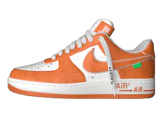 Get men's Virgil Abloh Louis Vuitton and Nike Air Force 1 Low Orange buy outlet original!