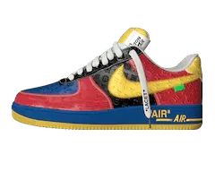 Be Bold in the New Louis Vuitton x Nike Air Force 1 Low by Virgil Abloh Multicolour - Our Original, Outlet Exclusive Men's Collection.