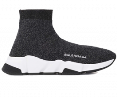 Balenciaga Speed Runner Mid, Gray Men's Shoes, Original.