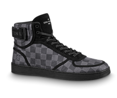 Louis Vuitton Rivoli sneaker Damier Graphite canvas, Outlet, Sale, New- Men's