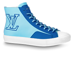 Shop Louis Vuitton Outlet for a New Tattoo Sneaker Boot in Blue - Great for Men!