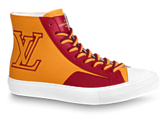 Louis Vuitton Tattoo Sneaker Boot Orange - Men's Outlet Sale!