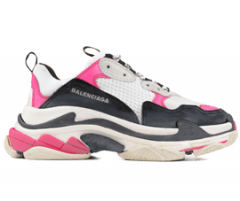 Men's Balenciaga Triple S Trainers in Pink and Black