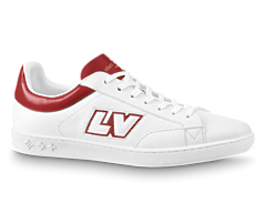 Men's New Louis Vuitton Luxembourg Red Sneakers from Outlet Sale