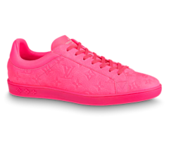 Buy the original new Louis Vuitton Luxembourg Sneaker Pink specifically designed for men.