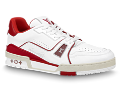 Louis Vuitton Trainer Sneaker Bordeaux Red for Men - Outlet Sale Now!
