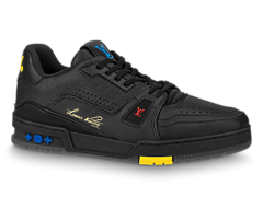 Buy This Louis Vuitton Trainer Sneaker Black! Original and New, Perfect for Men