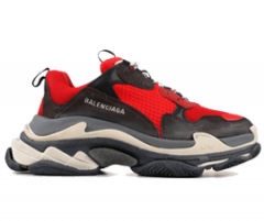 Men's Balenciaga Triple S Trainers - Buy Red And Black at Sale