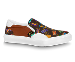 New LVxNBA LV Ollie Slip On Brick for Men - Outlet Sale