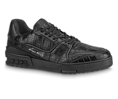Buy Original Alligator Leather LV Trainer Sneaker for Men.