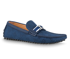 Buy brand new Louis Vuitton Hockenheim Mocassin Navy Blue for Men