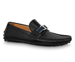 Sale Louis Vuitton Hockenheim Mocassin Black Men's Shoes
