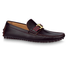 Louis Vuitton Hockenheim Mocassin Moka Brown for Men - Outlet