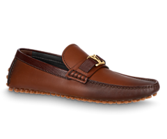 Buy Louis Vuitton Hockenheim Mocassin Cognac Brown - Original Men's Shoes