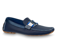 New Sale Louis Vuitton Monte Carlo Mocassin Blue Men's Shoes