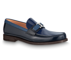 Shop the Navy Blue Louis Vuitton Major Loafer - Buy Original and New Today!
