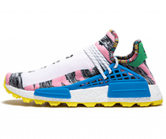 Men's Pharrell Williams NMD Human Race Solar Pack Sneakers in MOTH3R from original