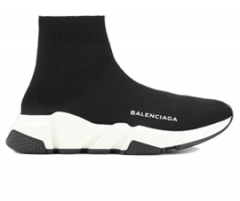 Balenciaga Speed Runner MID Black/White/Black Mens sneakers on sale.