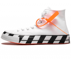 Men's Off White Converse Chuck 70 Hi - WHITE CONE BLACK | Buy Now