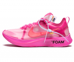 Nike Women's The 10 x OFF WHITE Zoom Fly TULIP PINK / RACER PINK Sneakers Outlet