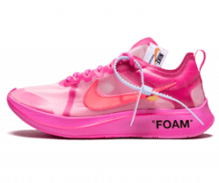 Men's Nike The 10 x Off White Zoom Fly TULIP PINK/RACER PINK from Original Outlet