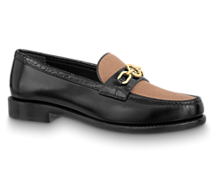 Women's Luxurious Louis Vuitton Chess Flat Loafer Outlet.