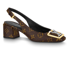 Women's Louis Vuitton Madeleine Slingback Pump - Original