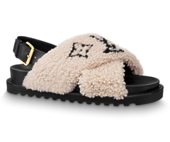 Buy Women's Louis Vuitton Paseo Flat Comfort Sandal at Outlet Sale