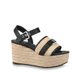 Look stylish this summer with a new Louis Vuitton Starboard Wedge Sandal for women - Buy Now!