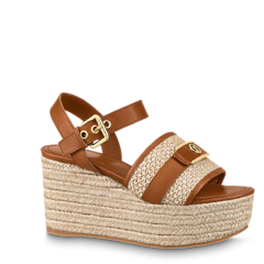 Get the stylish new Louis Vuitton Starboard Wedge Sandal now at our outlet sale! Perfect for the women who knows fashion.