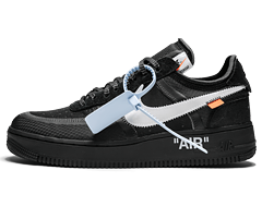 Women's Off-White x Nike Air Force 1 Low - Black Sneakers