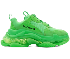 Men's Balenciaga Triple S Neon Green Sneaker