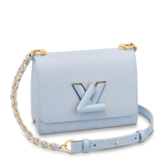 Buy Original New Louis Vuitton Women's Bleu Celeste Blue Twist PM