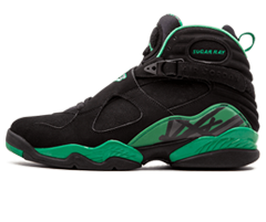 Air Jordan 8 Retro BLACK/STEALTH-CLOVER Sneaker Men's Shoes - New