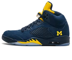 Air Jordan 5 Retro - Women's COL NAVY/COL NAVY-ARM Sale, Original